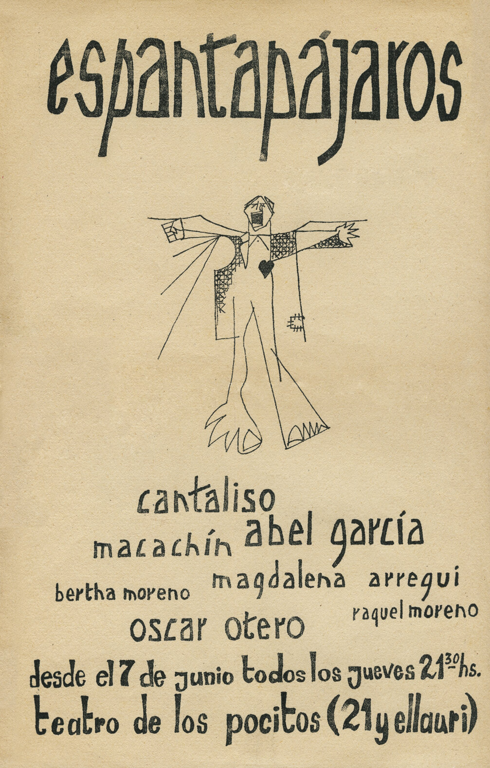 Espectáculo Espantapájaros Poesía · Poetry Maca 1979