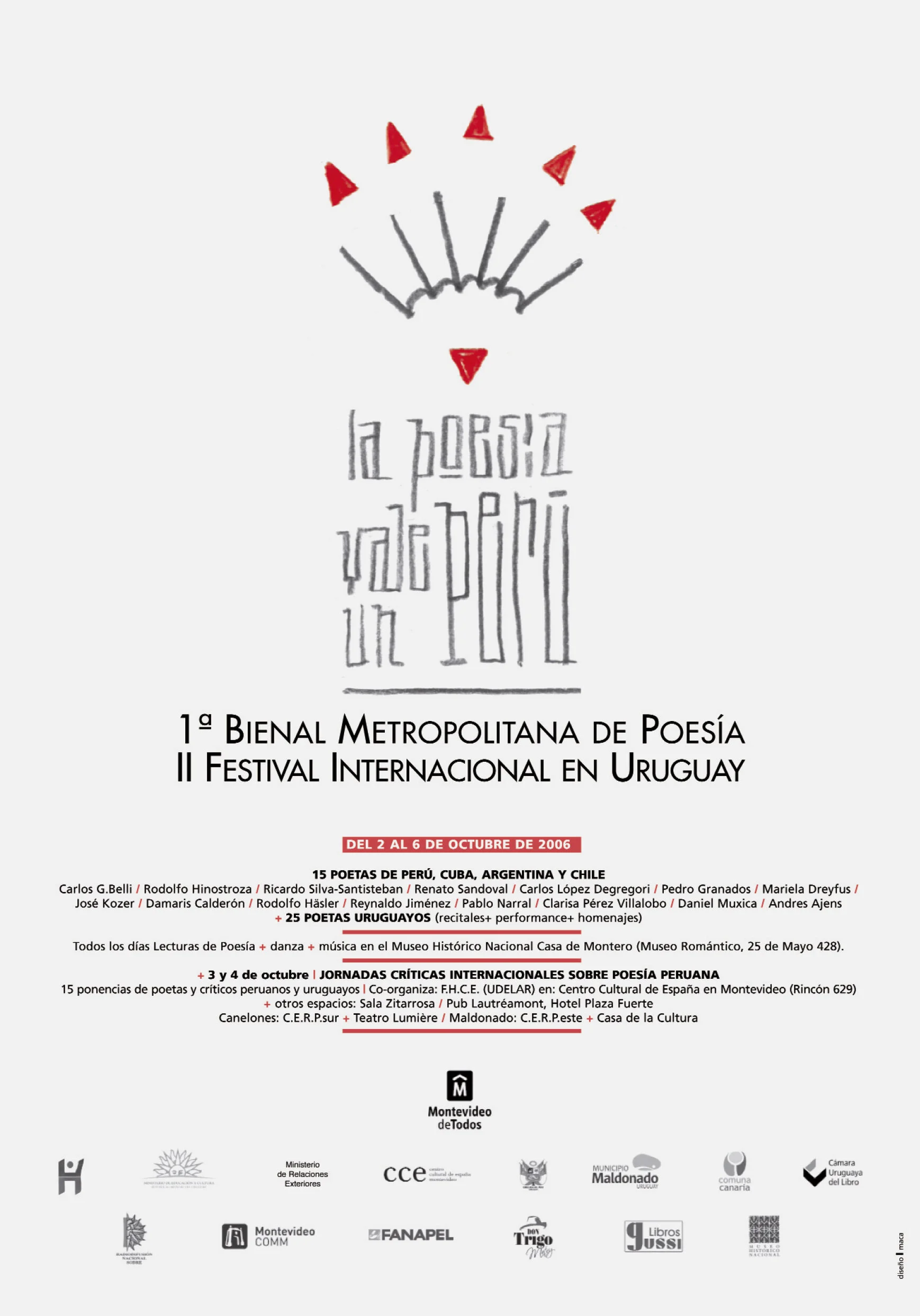 Festival La Poesía Vale un Perú Poesía · Poetry Maca 2006