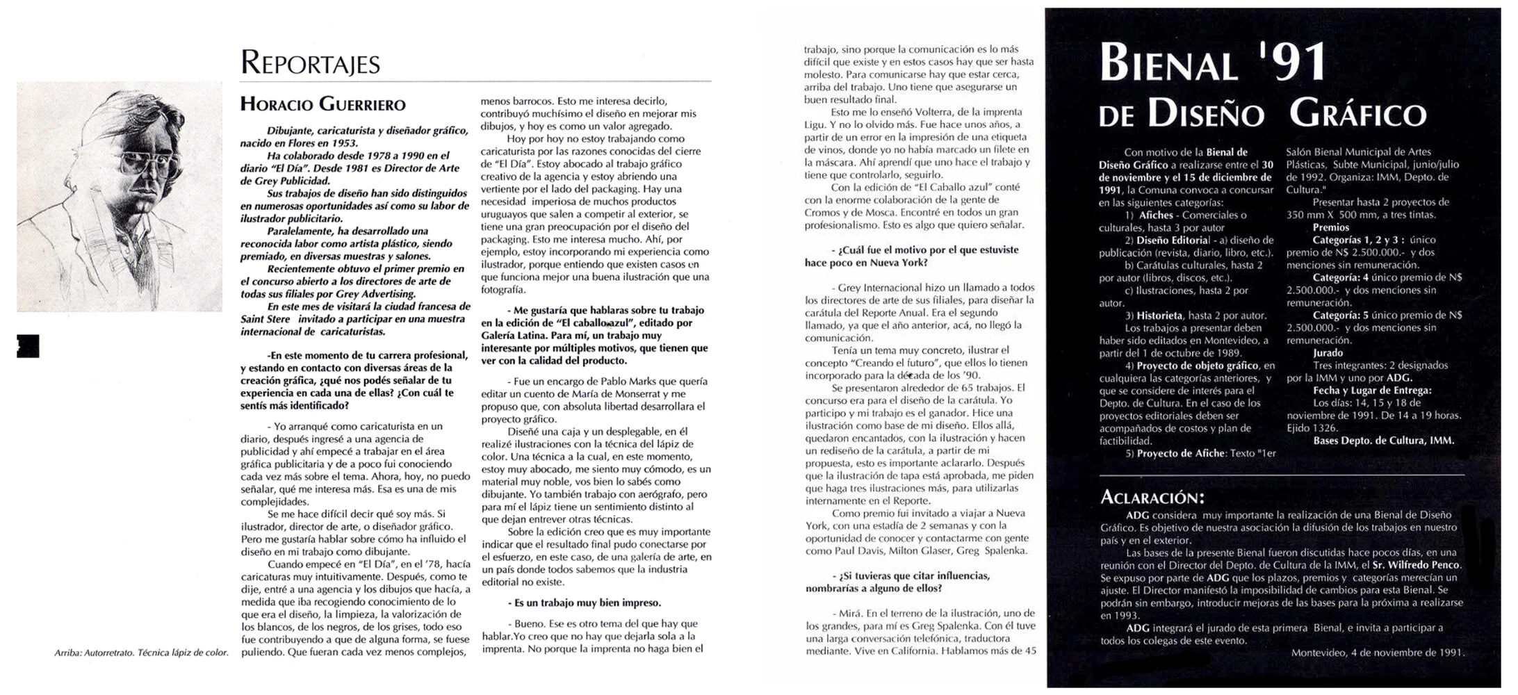 Nº4 · Setiembre, Octubre · September, October · 1991