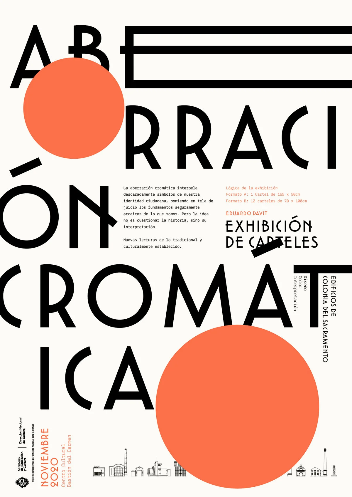 Aberración Cromática Exhibición de Carteles  Posters Exhibition Eduardo Davit 2020