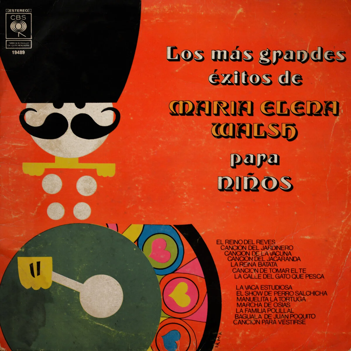 Los Más Grandes Exitos De Maria Elena Walsh Para Niños LP María Elena Walsh Irma 1975