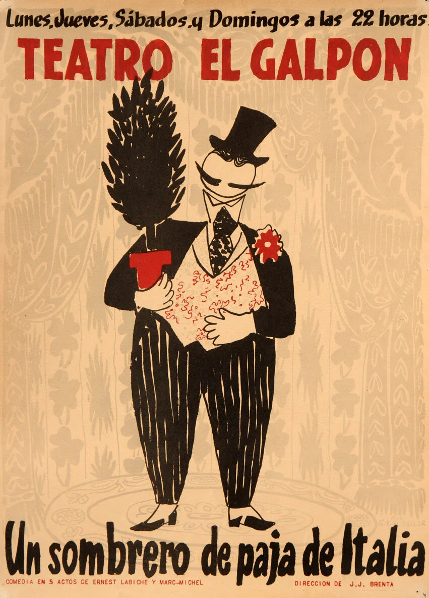 Un Sombrero de Paja de Italia Teatro · Play Nicolás Loureiro 1954