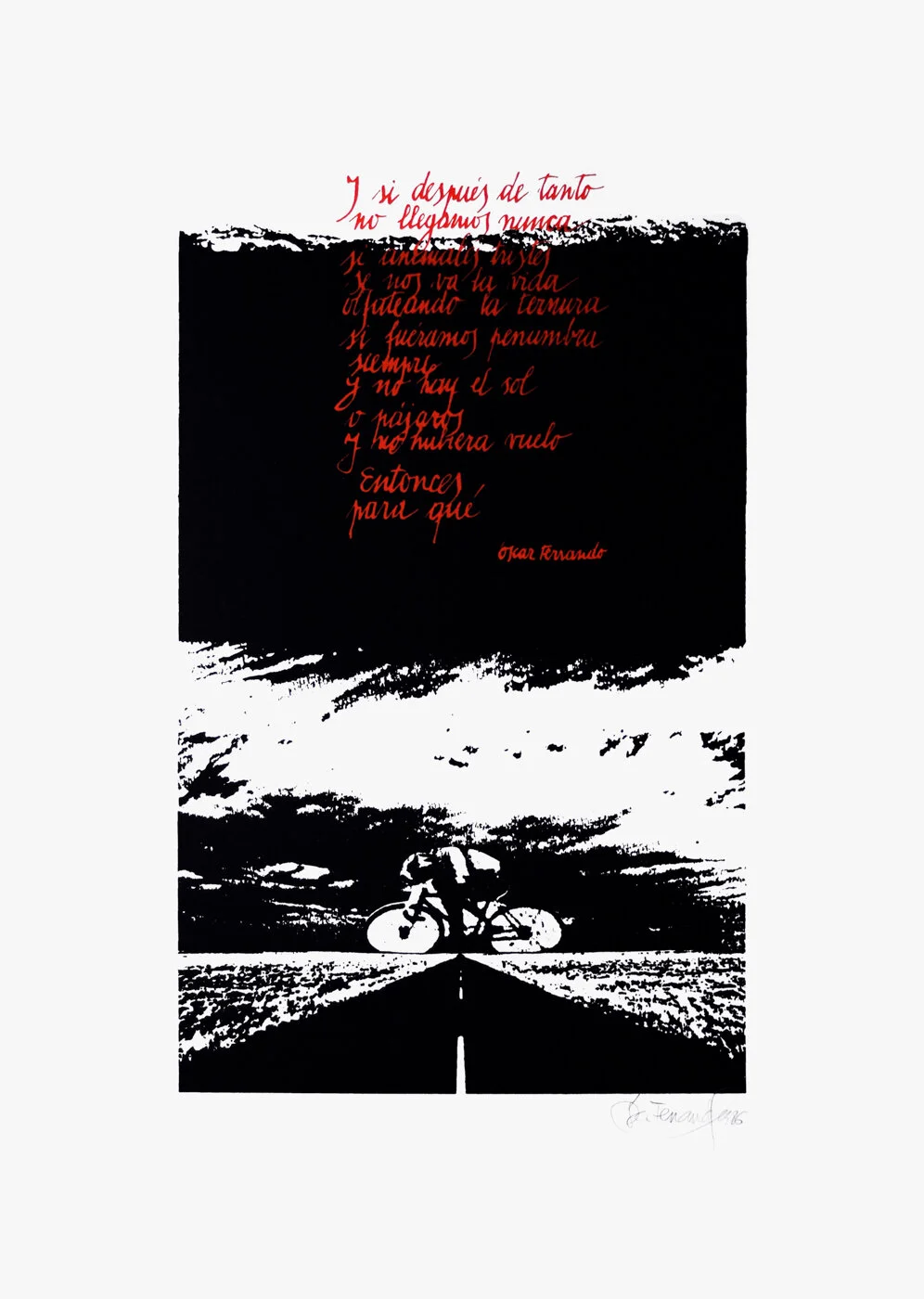 Poema ilustrado Illustrated poem Óscar Ferrando 1986