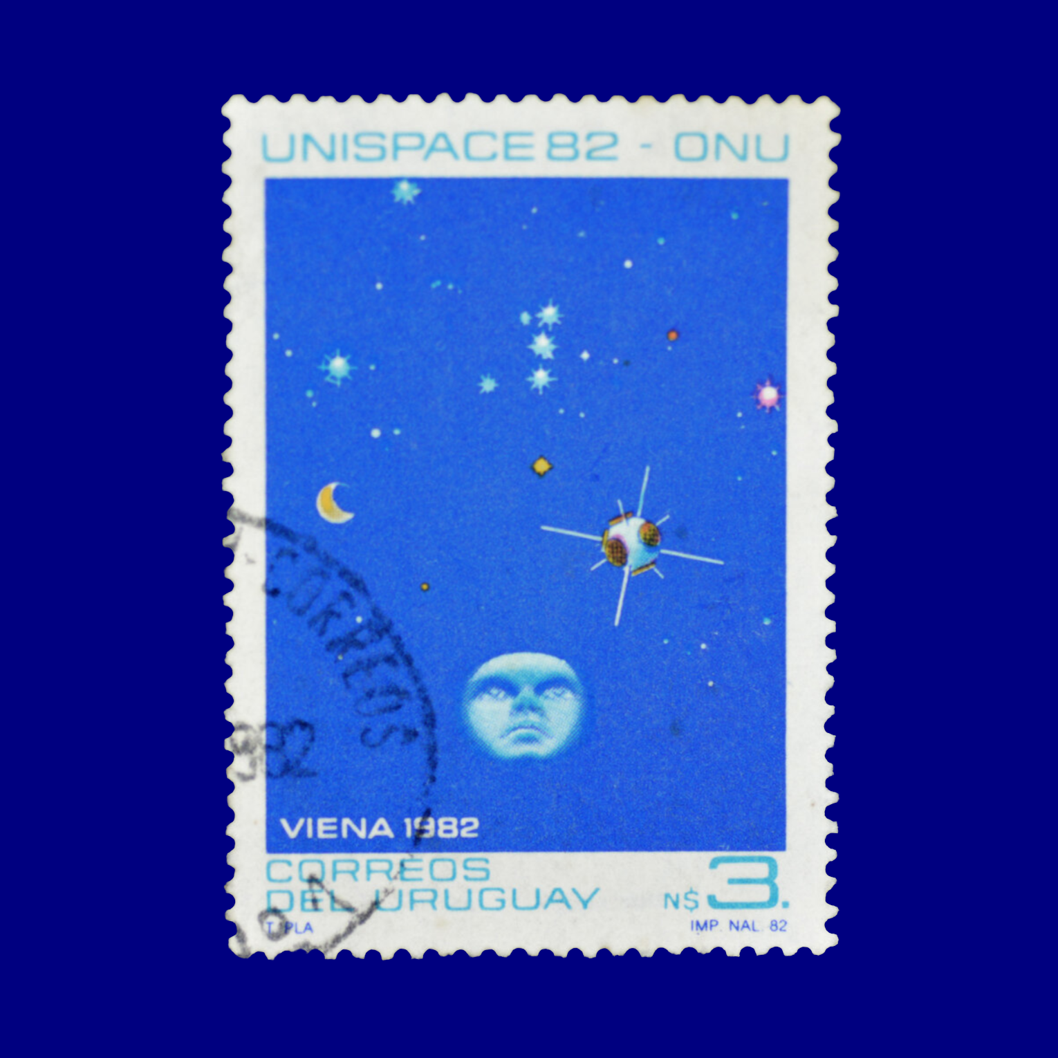UNISPACE 82 · ONU N$3 Tomás Plá 1982