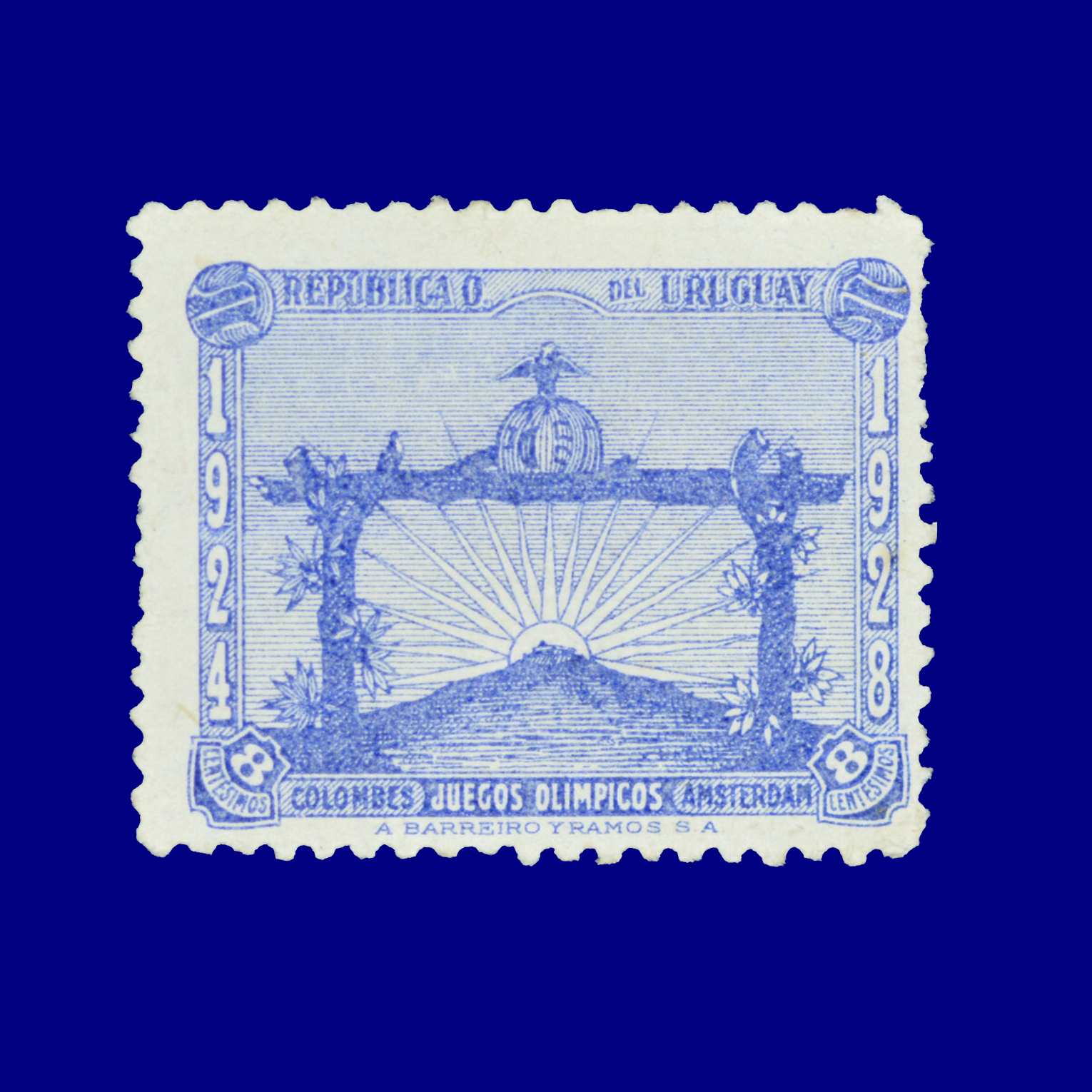 Campeón de los Juegos Olímpicos de 1924 y 1928 Champion of 1924 and 1928 Olympic Games ¢8 1928