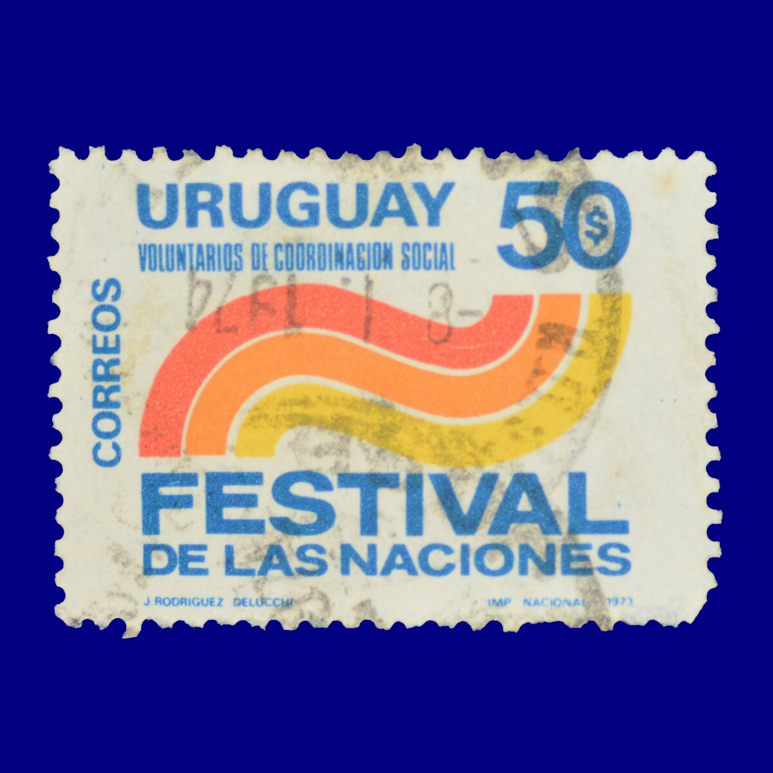 Festival de las Naciones Festival of the Nations Jorge Rodríguez Delucchi $50 1973