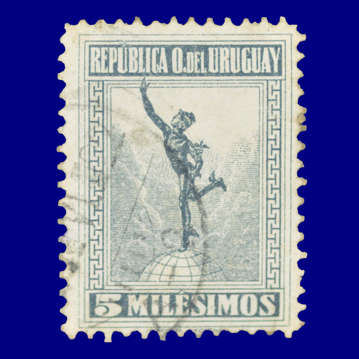 Correo Uruguayo Uruguayan Mail $0,05 Circa 1930
