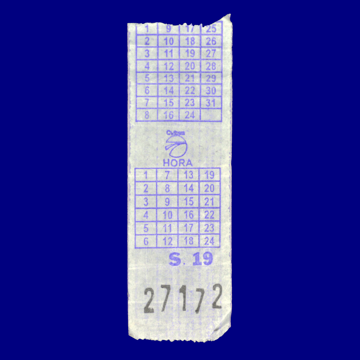Boleto de ómnibus Bus ticket Montevideo 90s