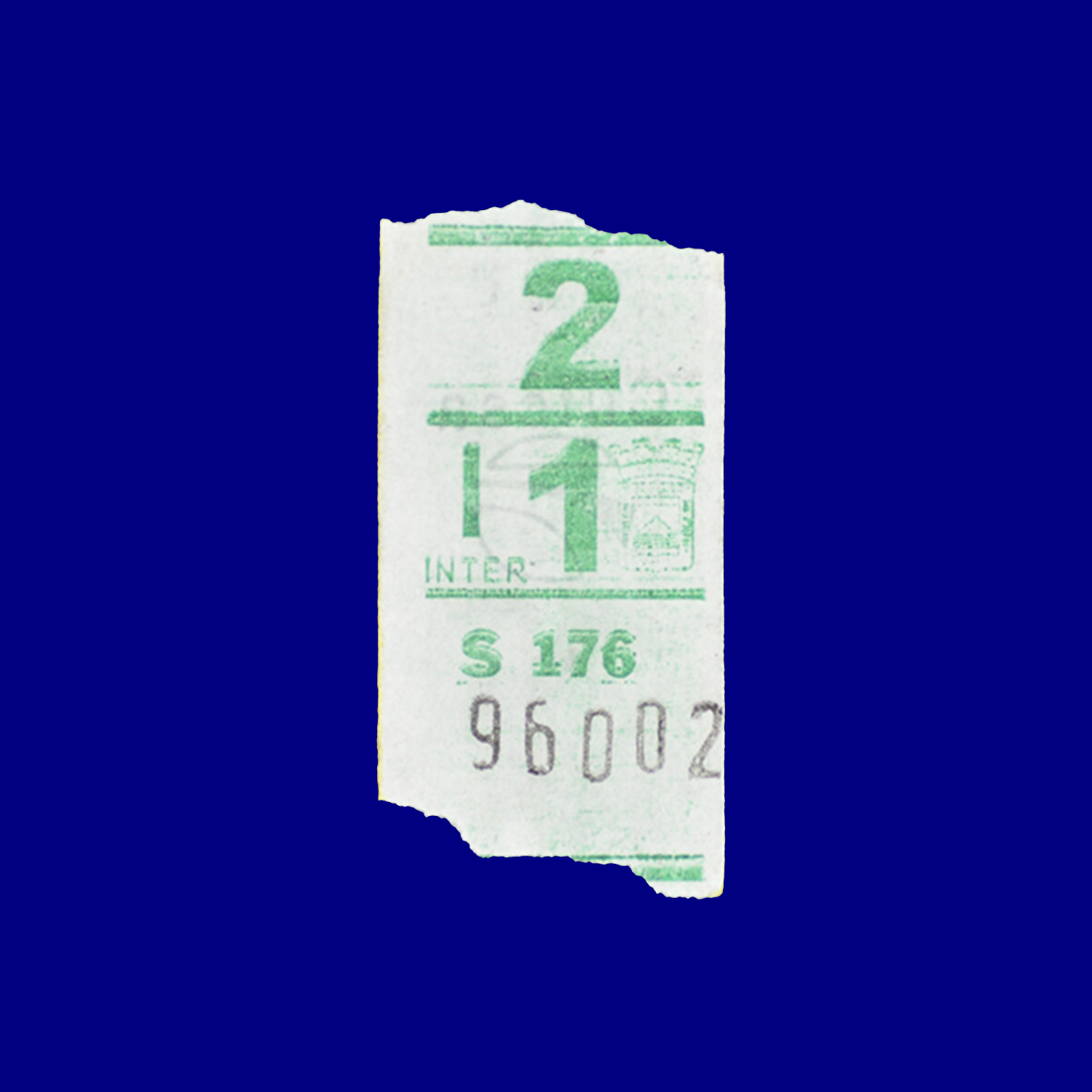 Boleto de ómnibus Bus ticket Montevideo 90s