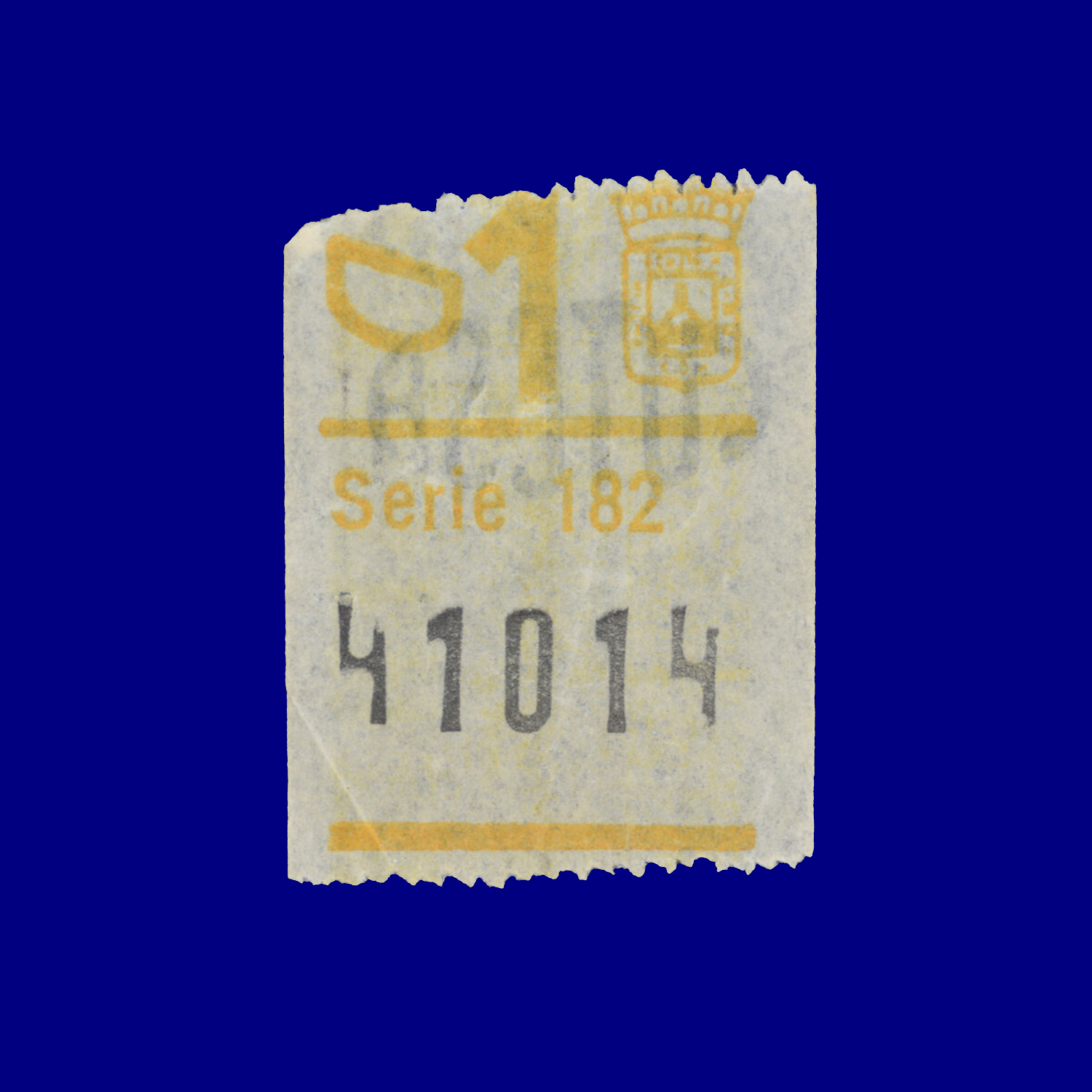 Boleto de ómnibus Bus ticket Montevideo 90s