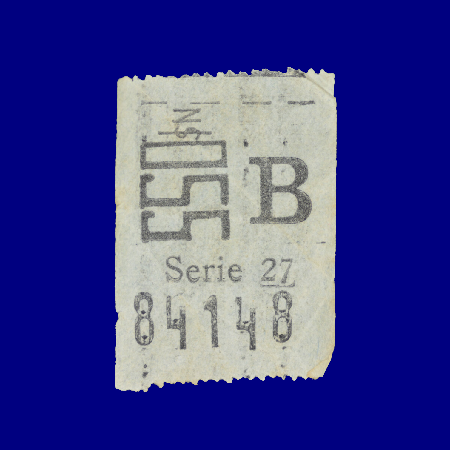 Boleto de ómnibus Bus ticket Montevideo 90s