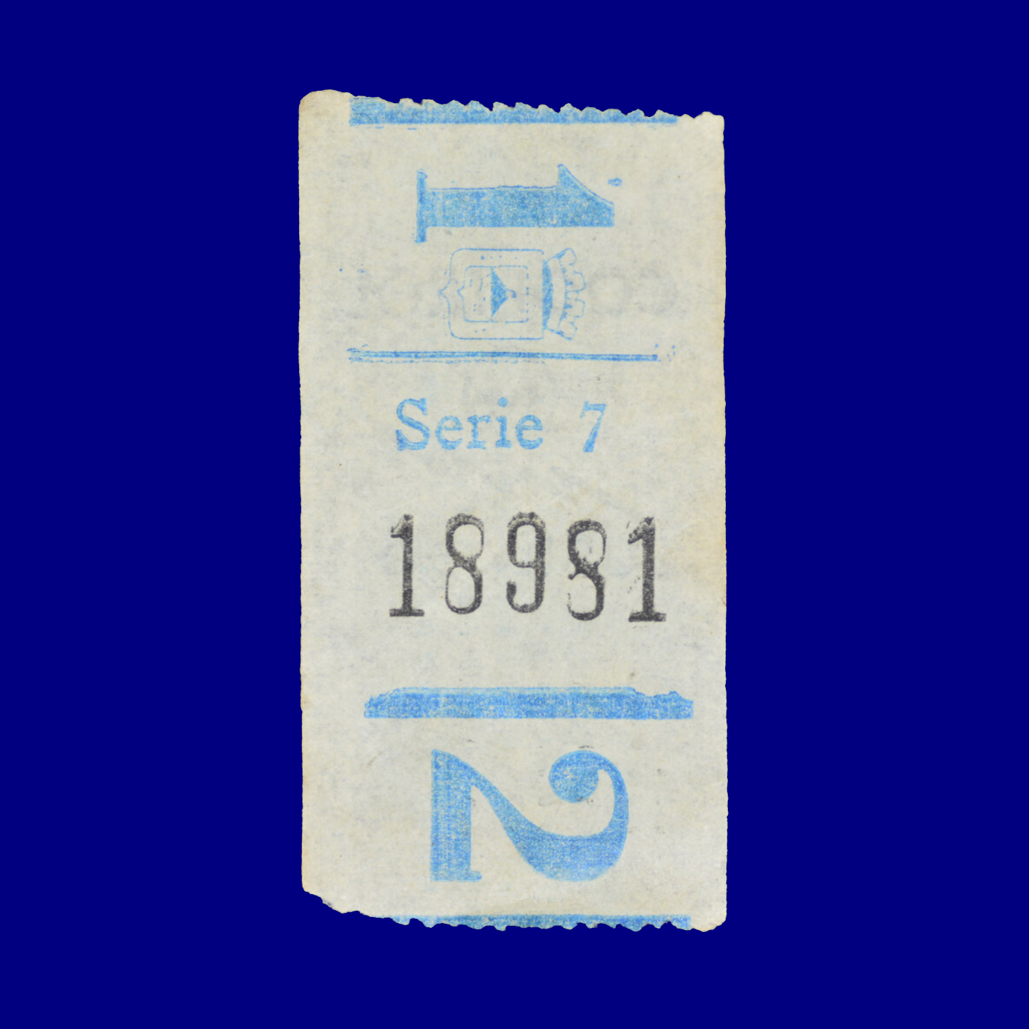 Boleto de ómnibus Bus ticket Montevideo 90s