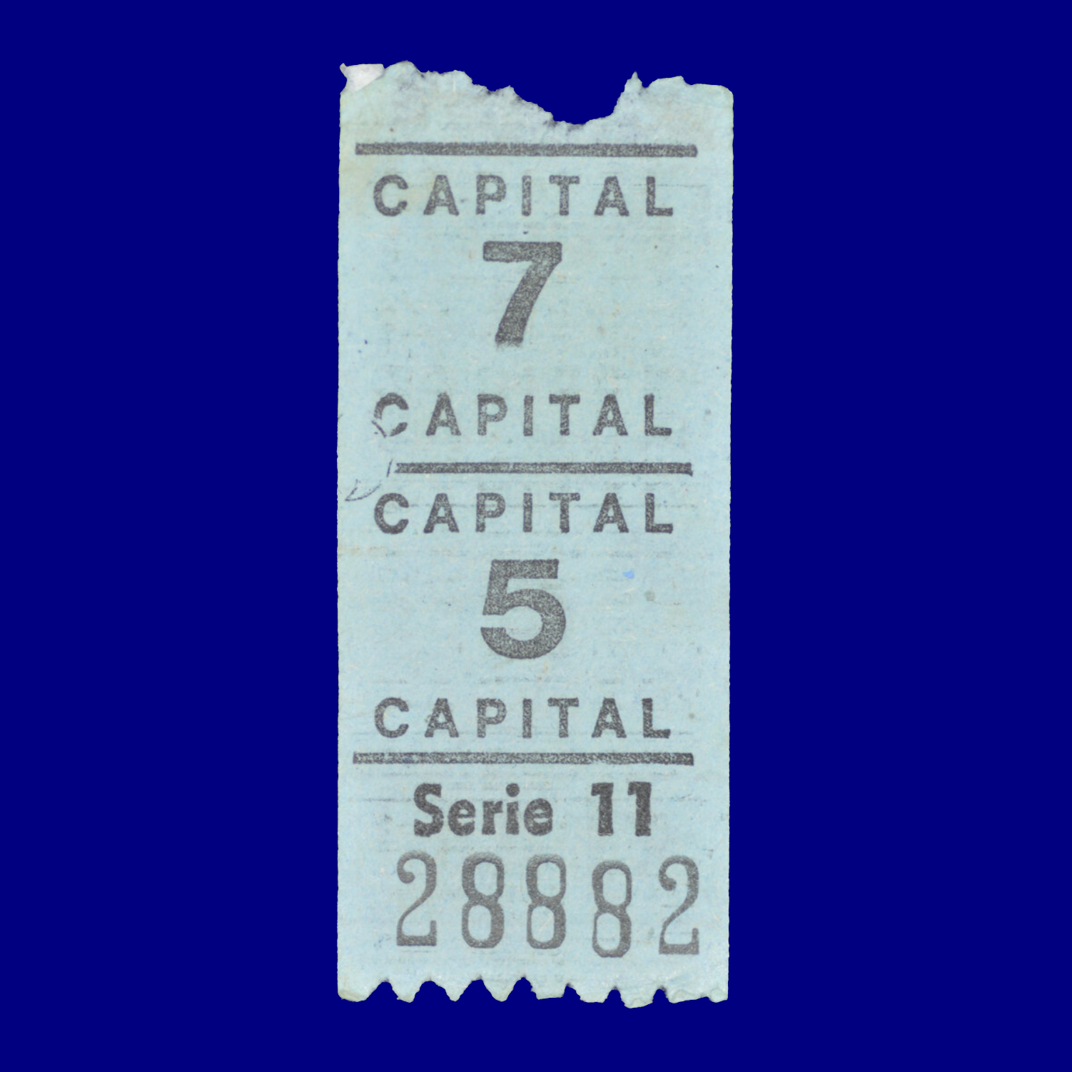 Boleto de ómnibus Bus ticket Montevideo 90s