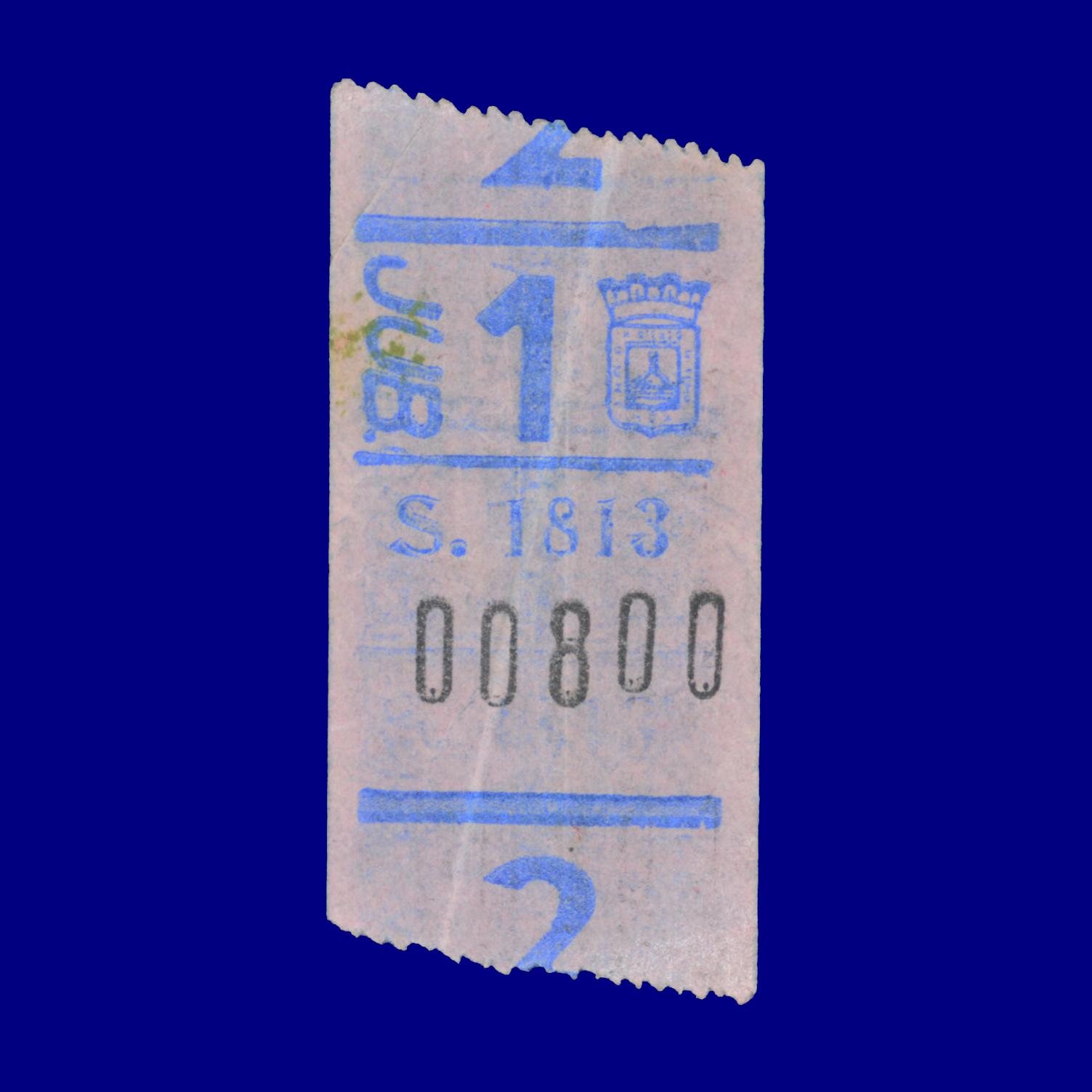 Boleto de ómnibus Bus ticket Montevideo 90s