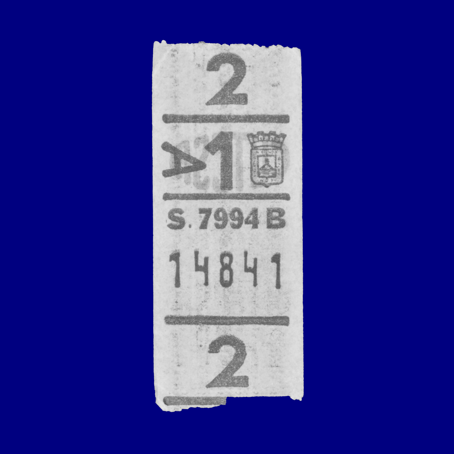 Boleto de ómnibus Bus ticket Montevideo 90s