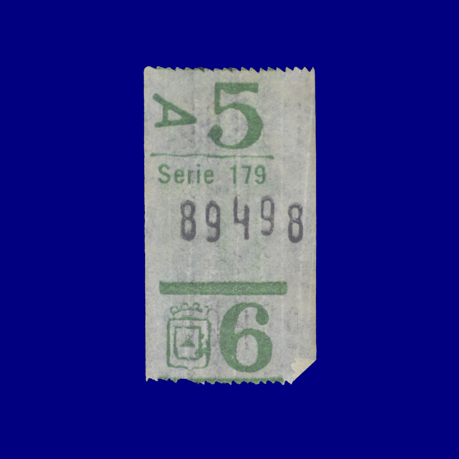 Boleto de ómnibus Bus ticket Montevideo 90s