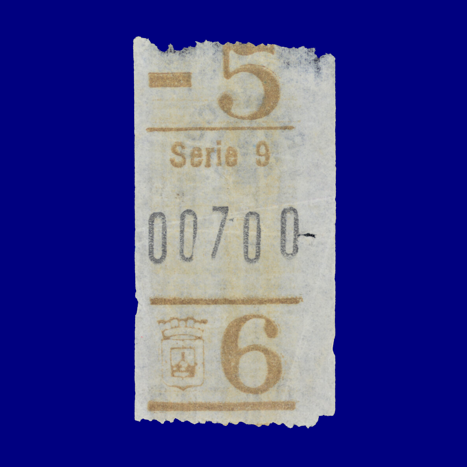 Boleto de ómnibus Bus ticket Montevideo 90s