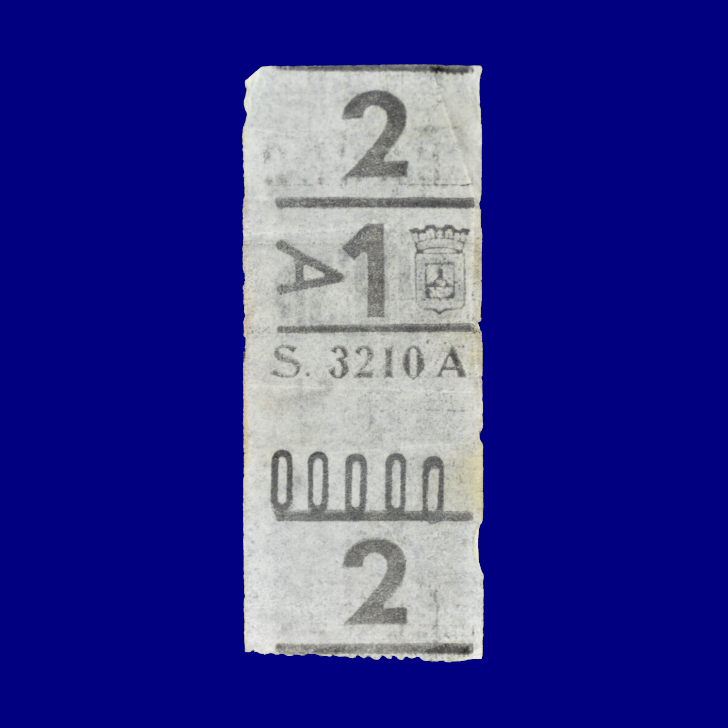 Boleto de ómnibus Bus ticket Montevideo 90s