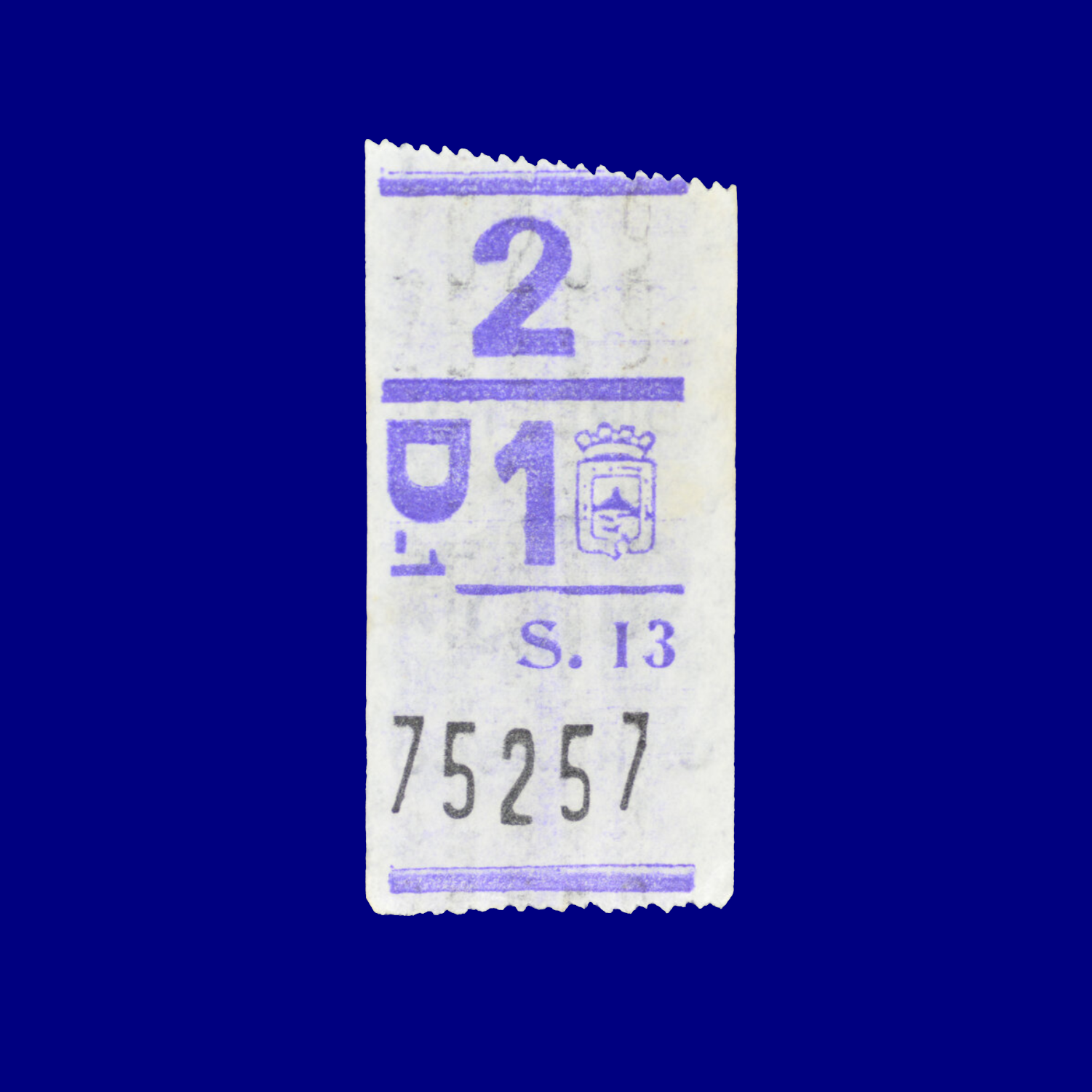Boleto de ómnibus Bus ticket Montevideo 90s