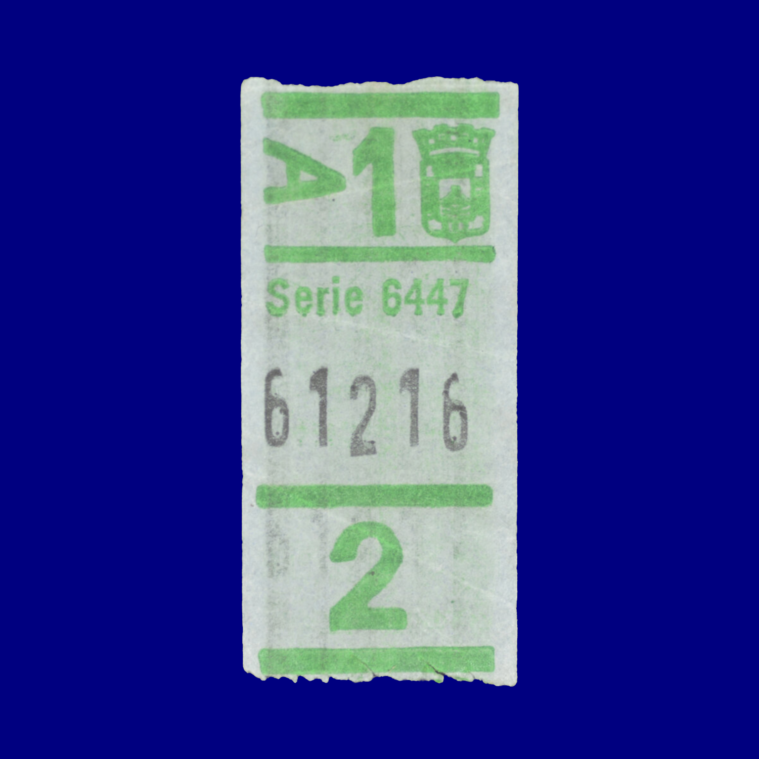 Boleto de ómnibus Bus ticket Montevideo 90s