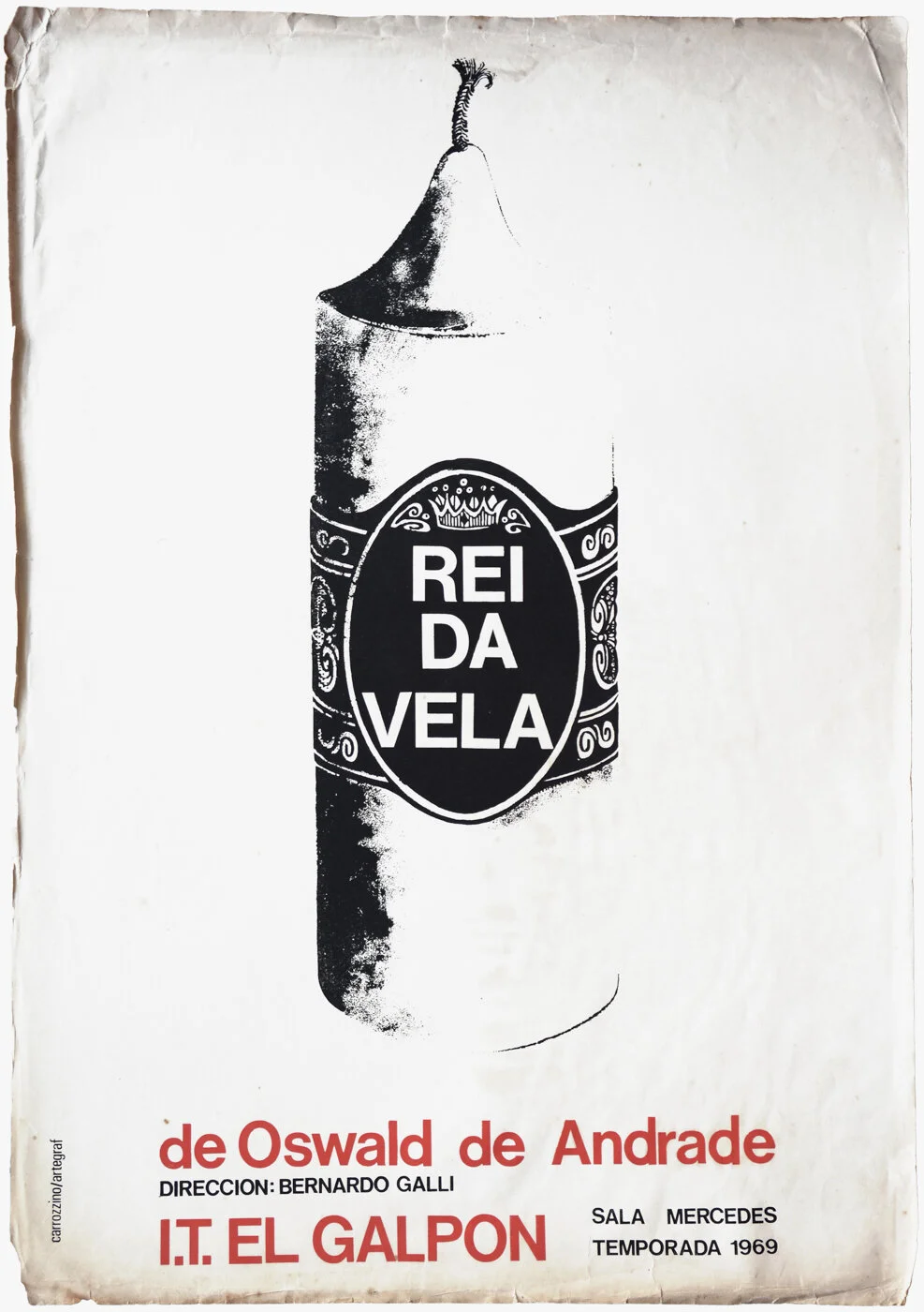 Rei da Vela Teatro · Play Jorge Carrozzino 1969