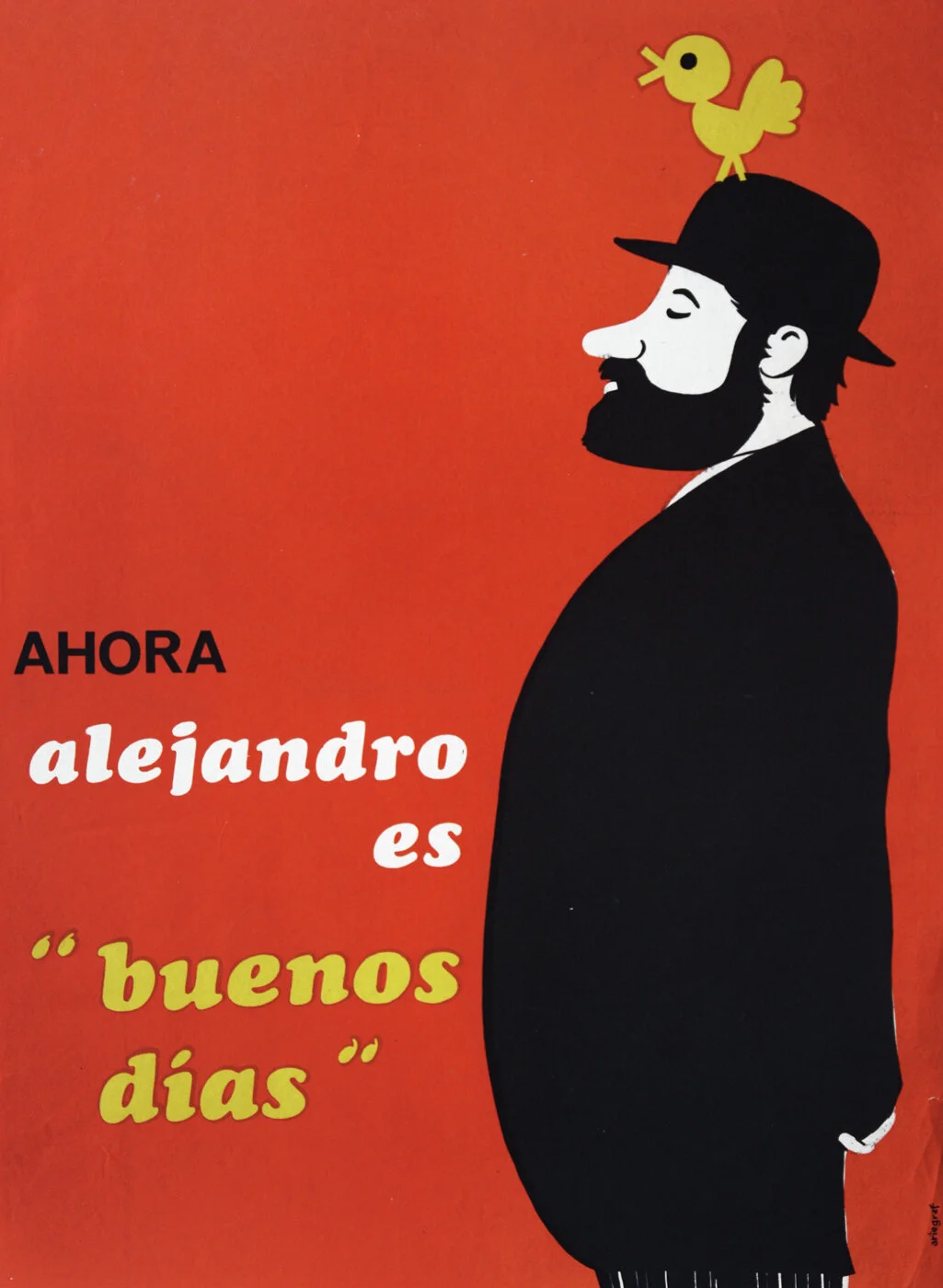 Alejandro Es Buenos Días Teatro · Play Artegraf Circa 1970