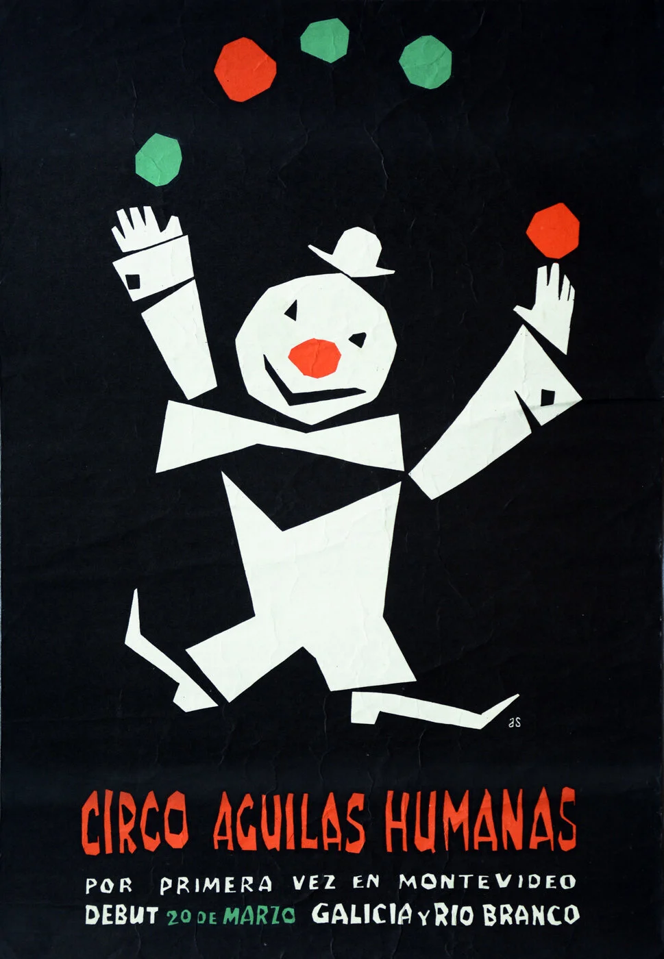 Circo Aguilas Humanas Circo · Circus Imprenta AS Circa 1960
