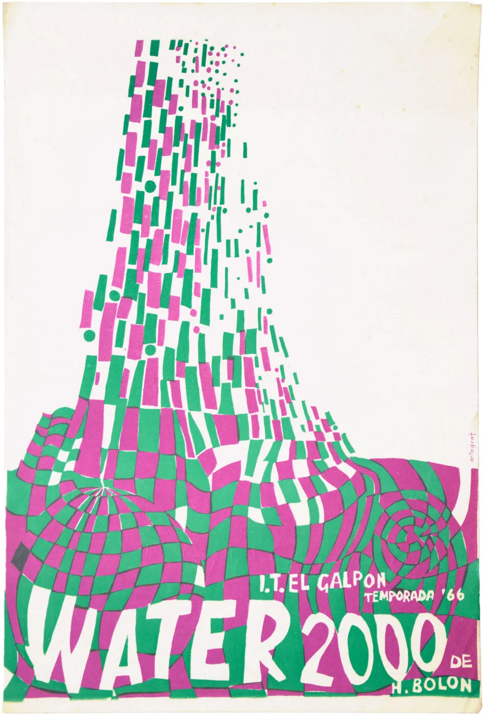Water 2000 Teatro · Play Artegraf 1966