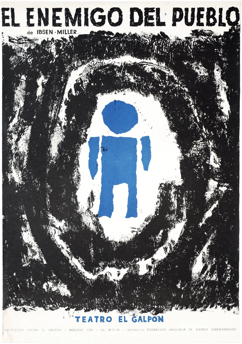 El Enemigo del Pueblo Teatro · Play Imprenta AS Circa 1960