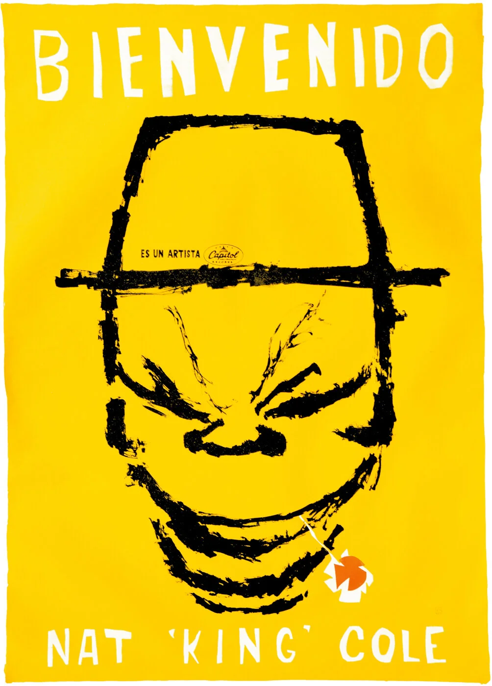 Nat “King” Cole Jazz Imprenta AS Circa 1960