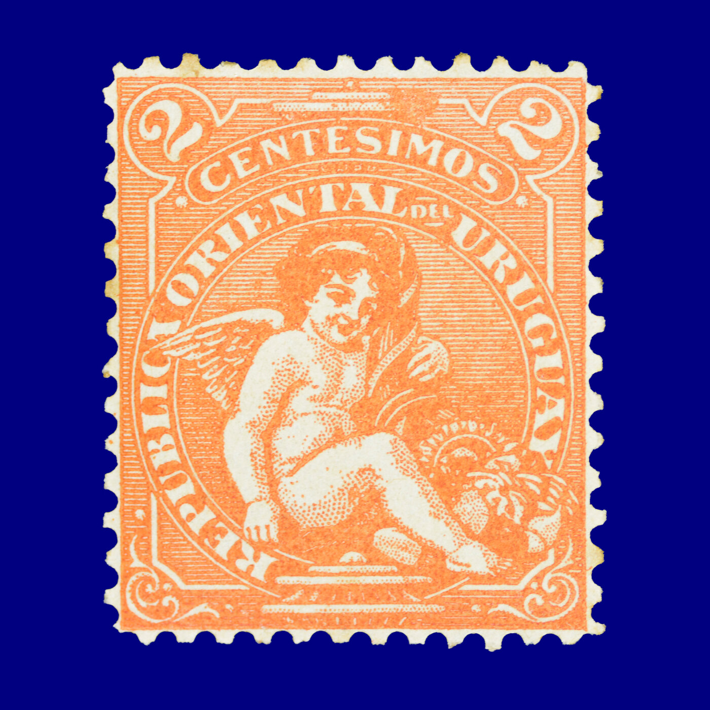 República Oriental del Uruguay Oriental Republic of Uruguay ¢2 Circa 1900