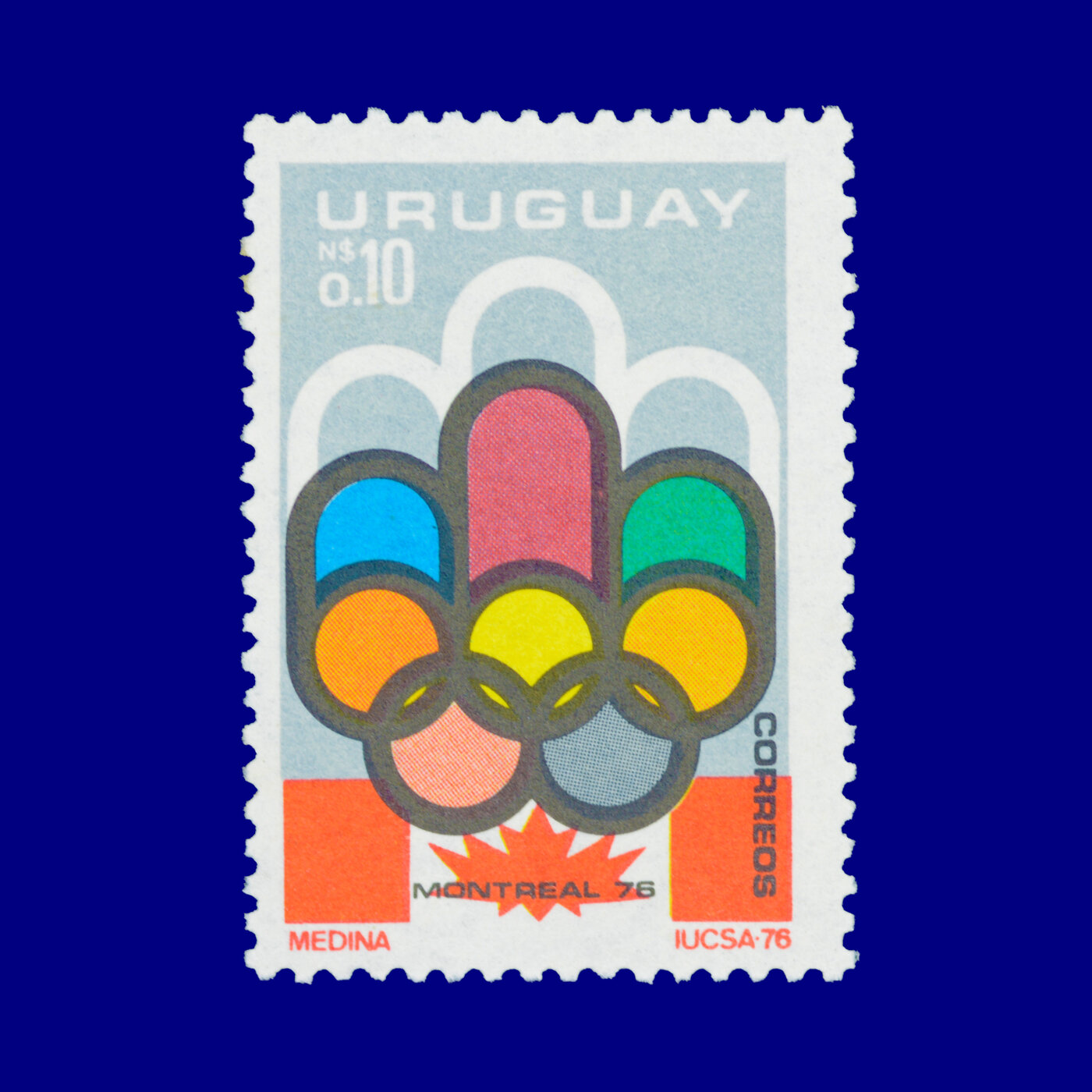 Montreal 1976 N$0,1 Ángel Medina  1976