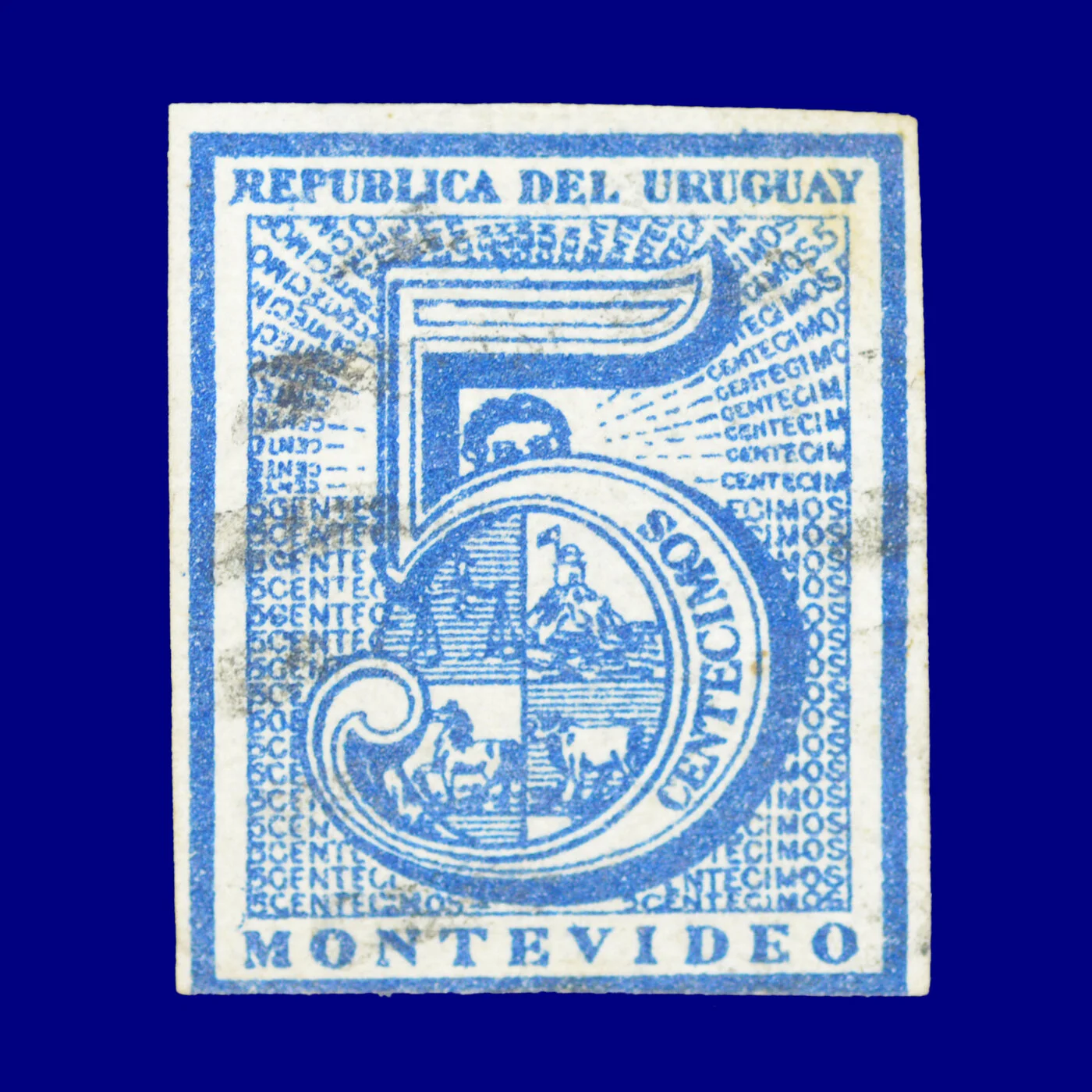 República del Uruguay Republic of Uruguay ¢5 1866