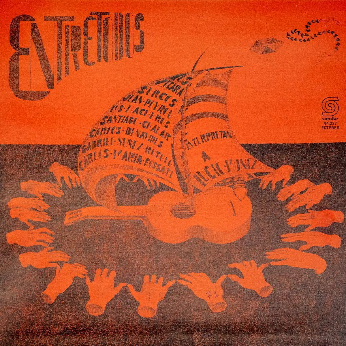 Entre Todos LP VA Jose María Mujica Miralles 1982