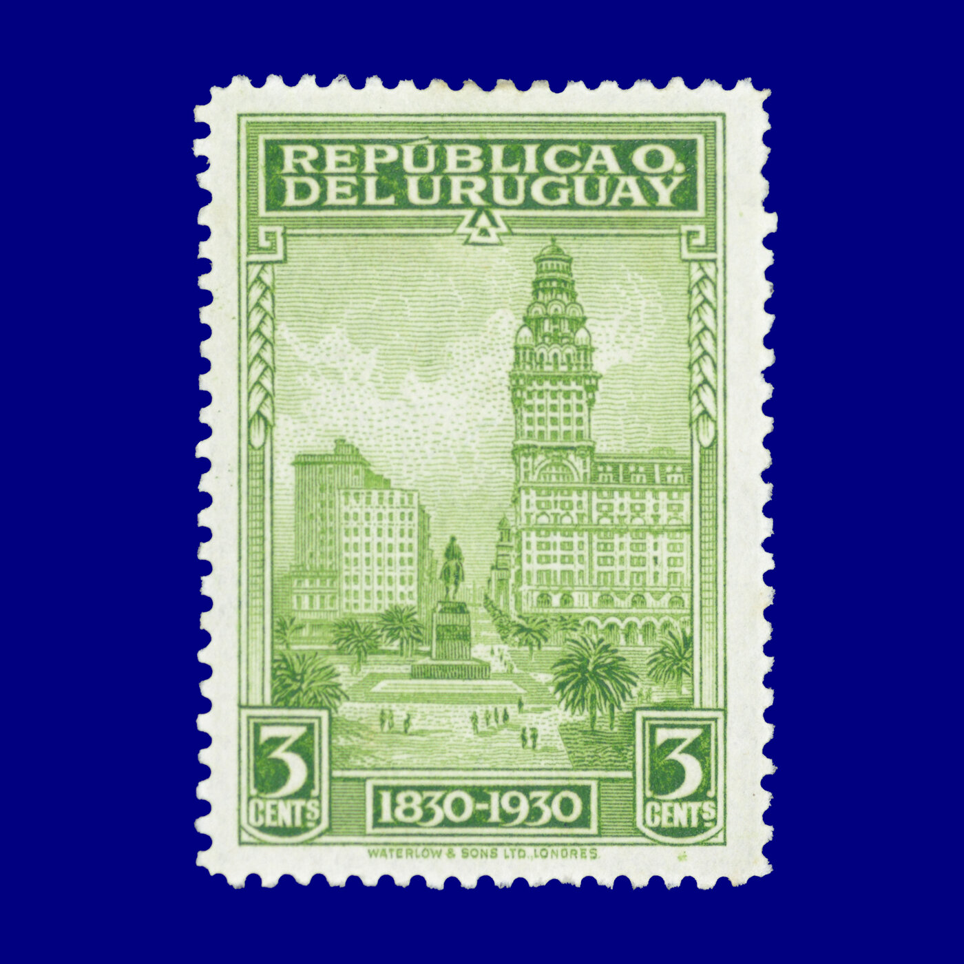 Centenario de la Independencia Centennial of Independence ¢3 1930