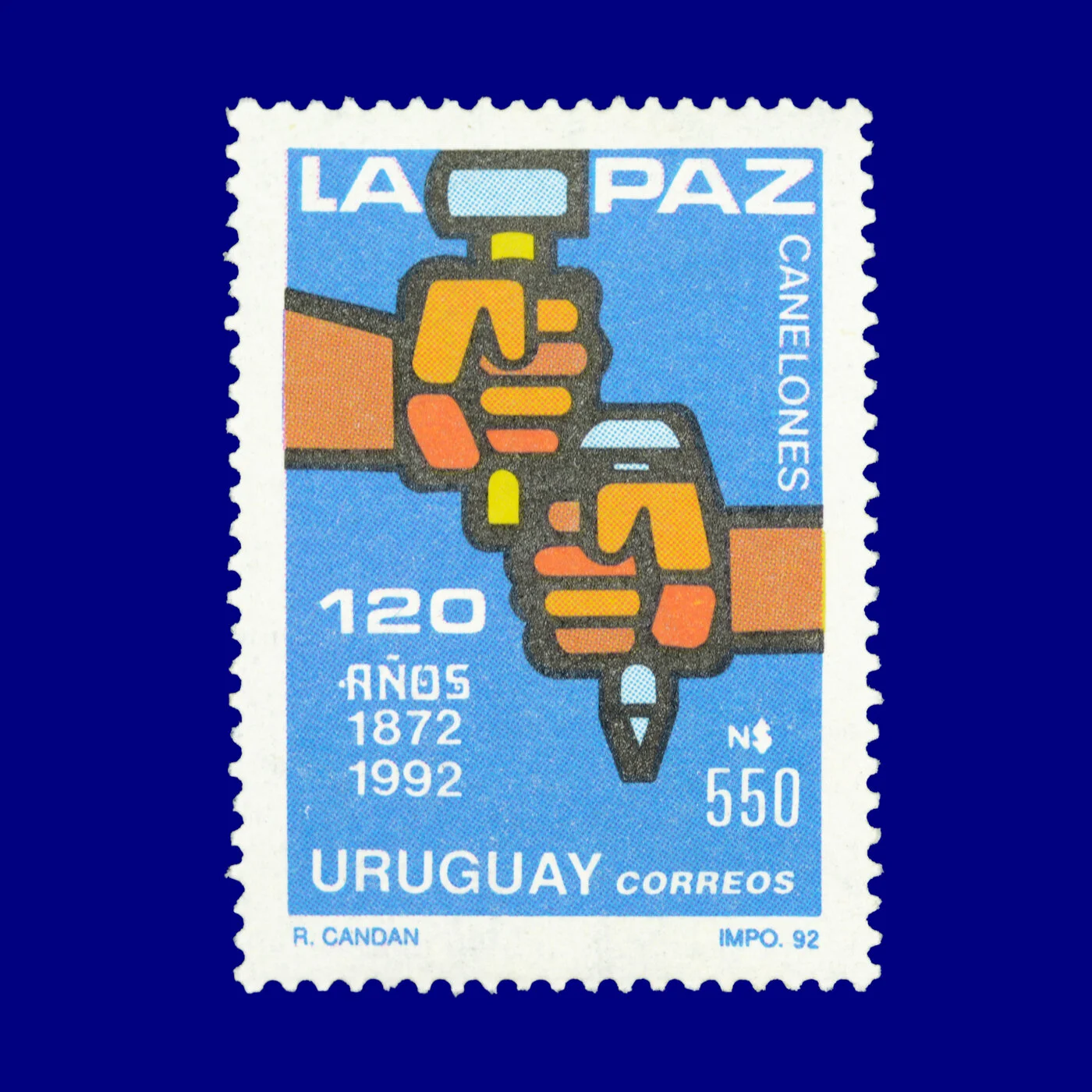 120 Años La Paz, Canelones 120 Years La Paz, Canelones N$550 Rodolfo Candán 1992