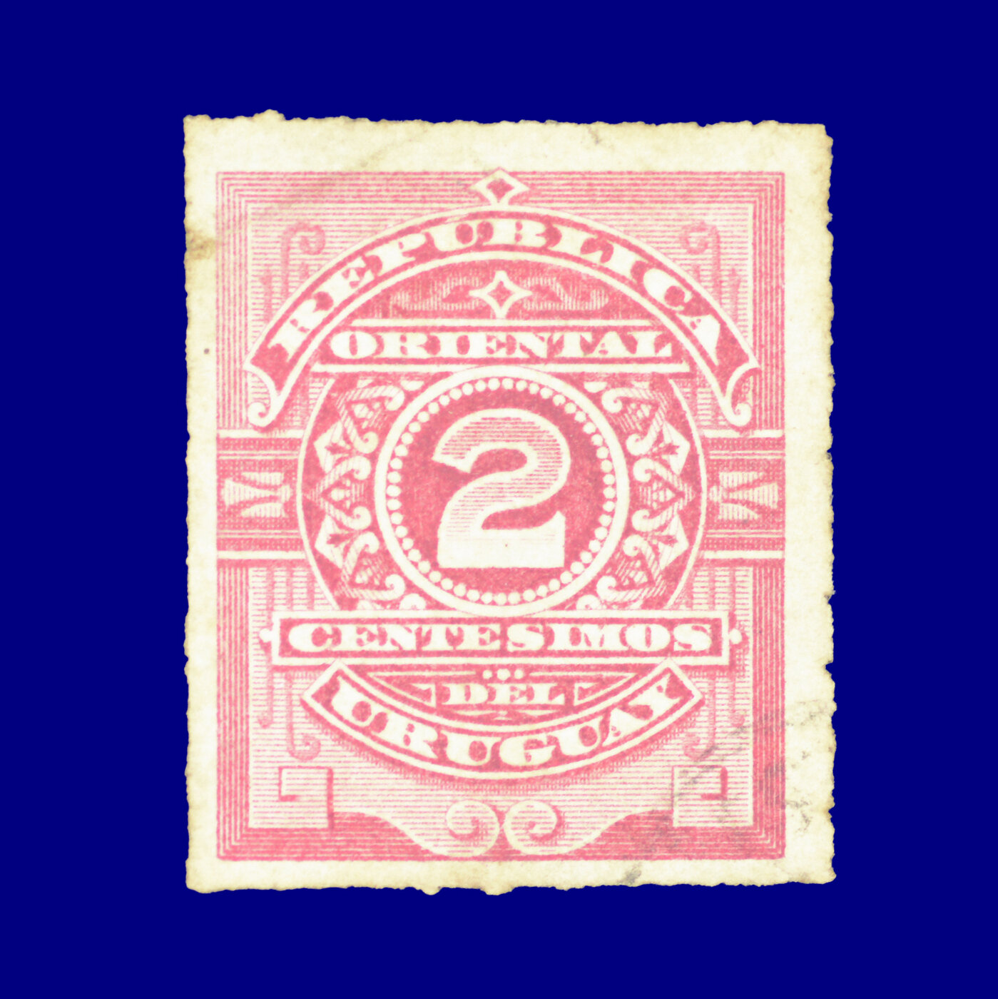 República del Uruguay Republic of Uruguay ¢2 Circa 1900