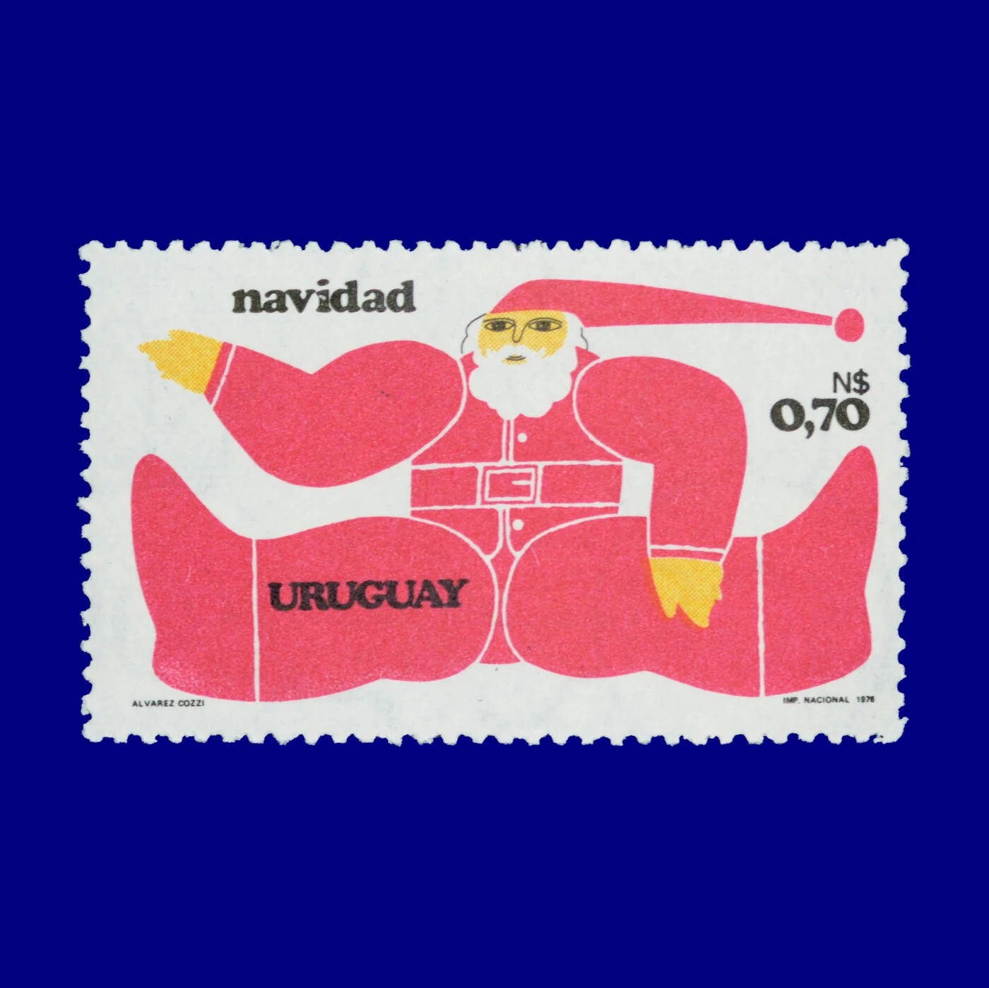 Navidad Christmas N$0,7 Fernando Álvarez Cozzi 1976