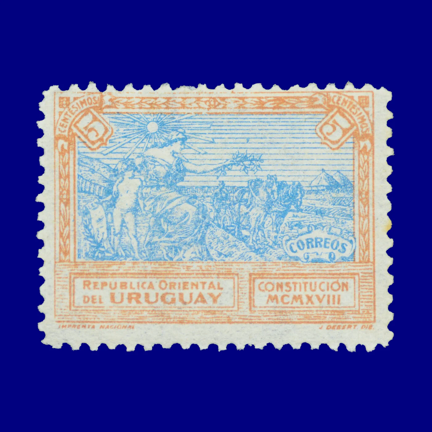 Constitución Constitution ¢5 1918