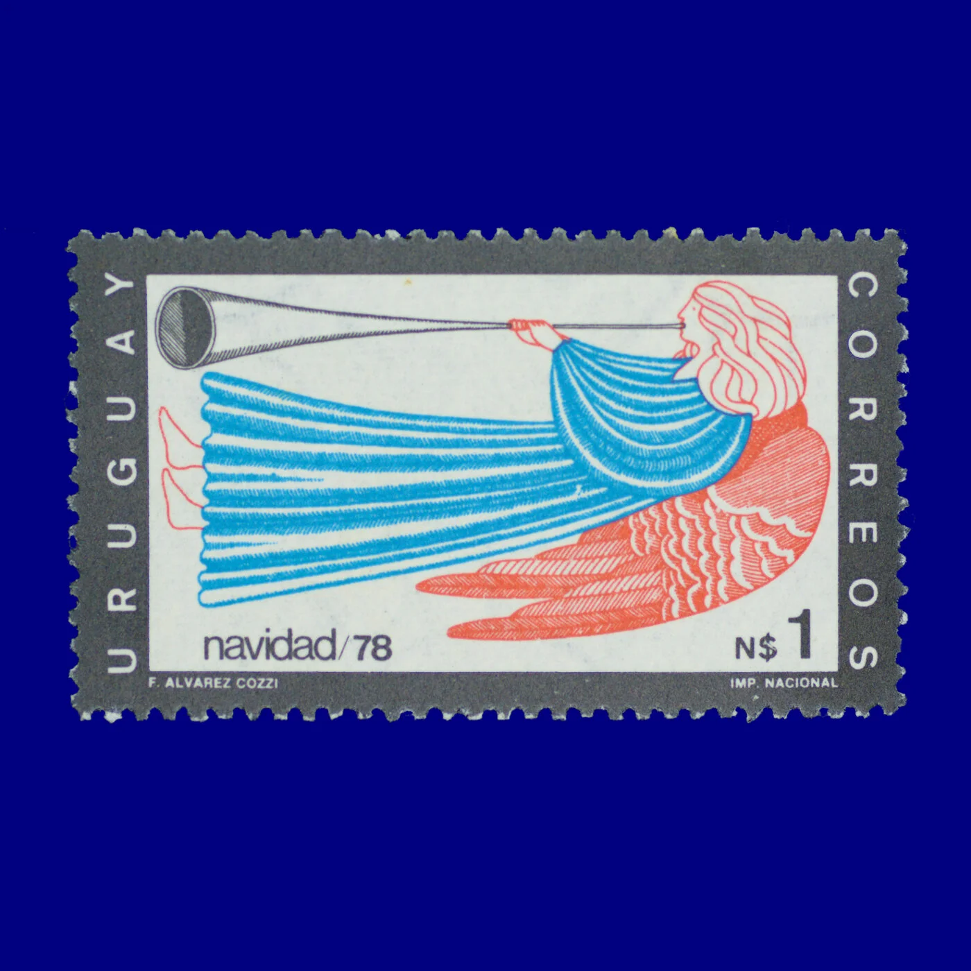 Navidad Christmas N$1 Fernando Álvarez Cozzi 1978