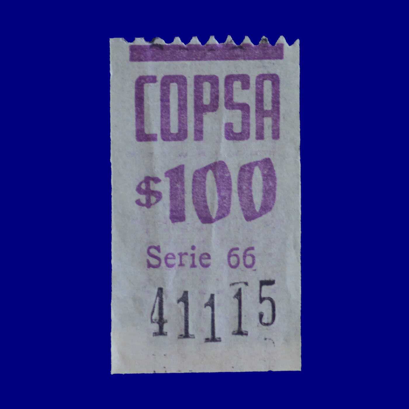 Boleto de ómnibus Bus ticket Montevideo 90s