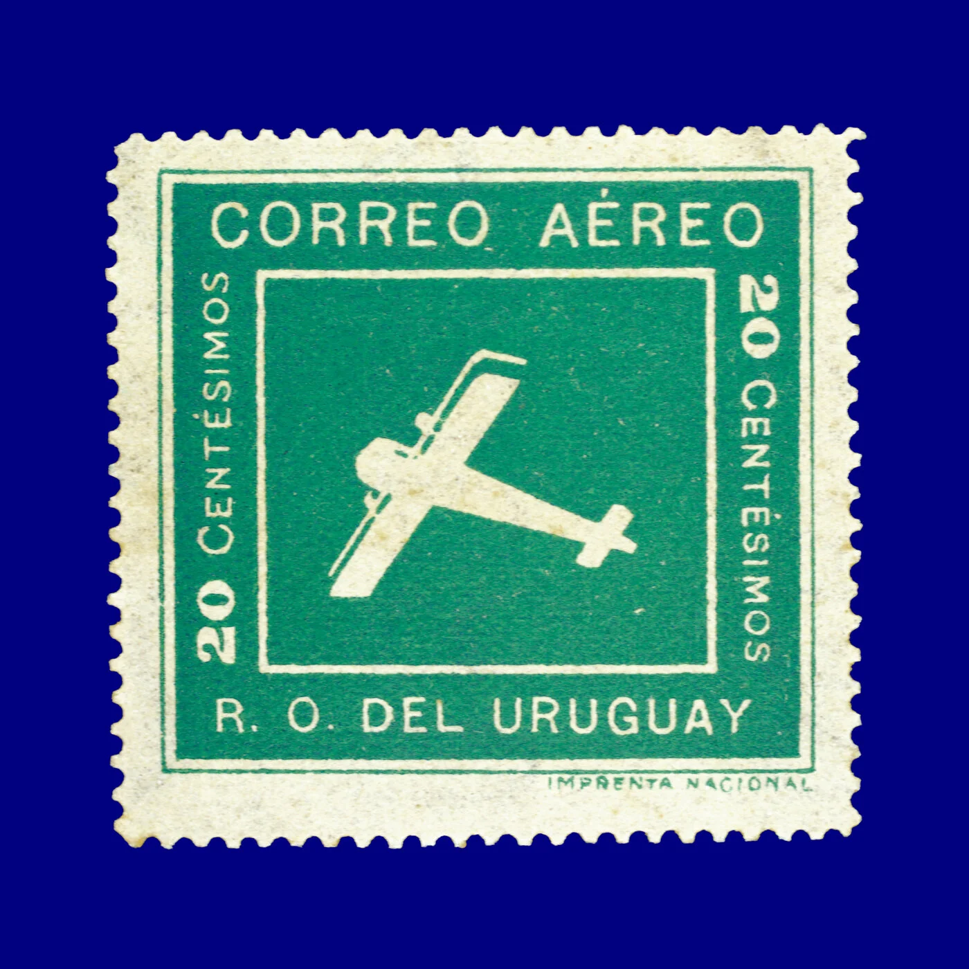 República Oriental del Uruguay Oriental Republic of Uruguay ¢20 1924