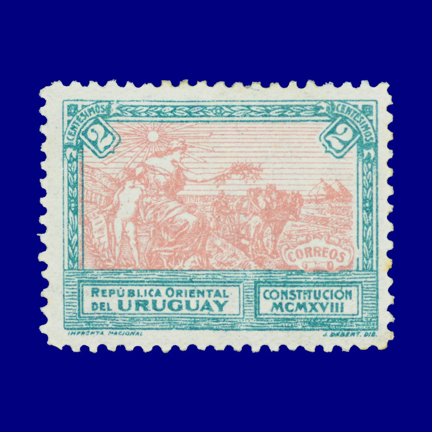 Constitución Constitution ¢2 1918