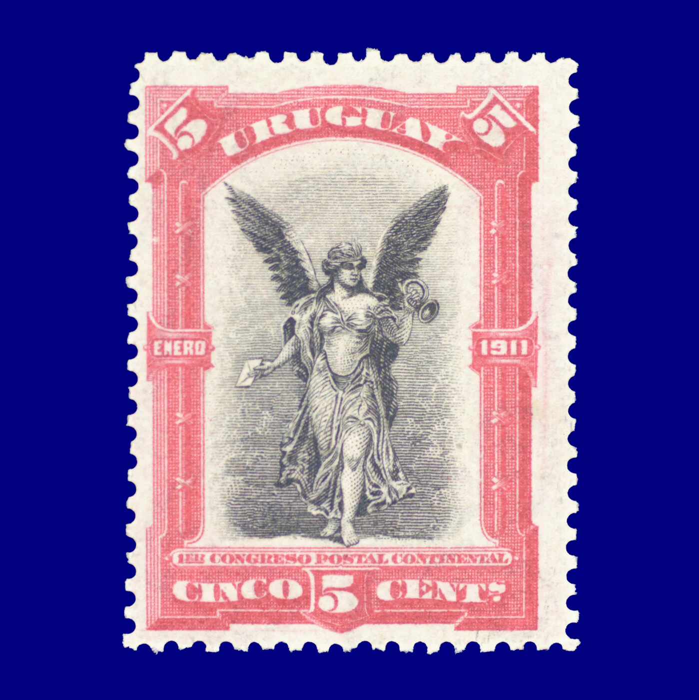Primer Congreso Continental Postal First Postal Continental Congress ¢5 1911