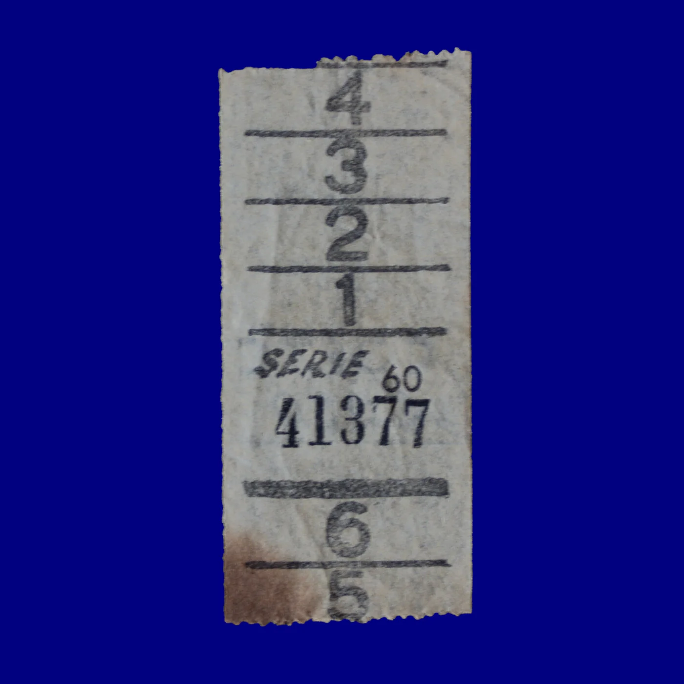 Boleto de ómnibus Bus ticket Montevideo 80s