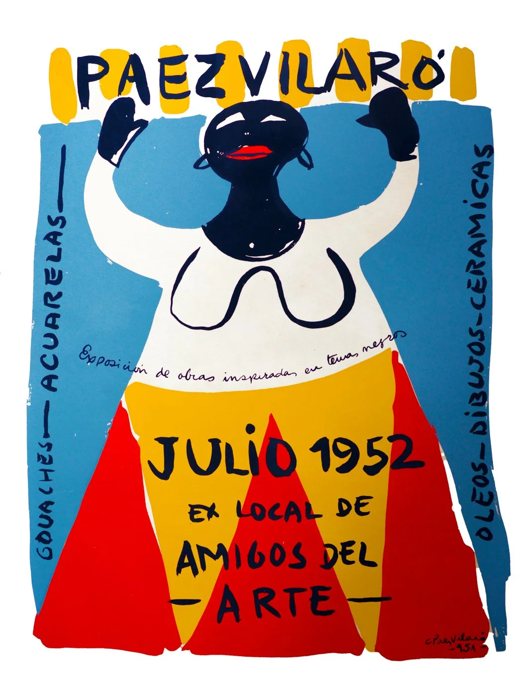 Exposición Páez Vilaró Arte · Art Carlos Páez Vilaró 1952