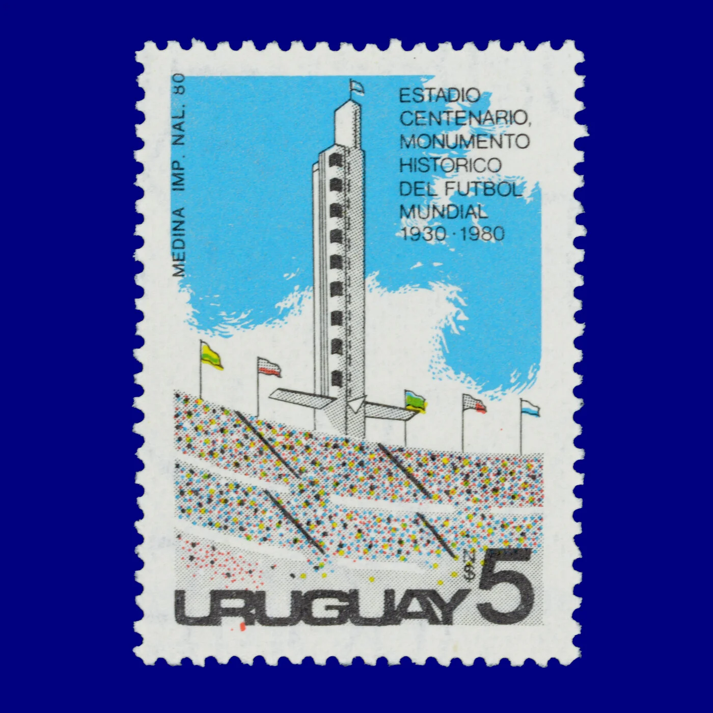 Mundialito 1980 1980 Mundialito N$5 Ángel Medina  1980