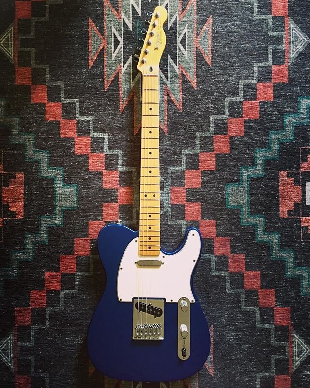 Happy #teletuesday we got another one for you! @michael32790 &lsquo;s beautiful #lakeplacidblue #fendertelecaster came into the #losangeles #rocknroll #rescue for a full work up, including a fret dress, new @graphtechguitarlabs Tusq nut, and a treble