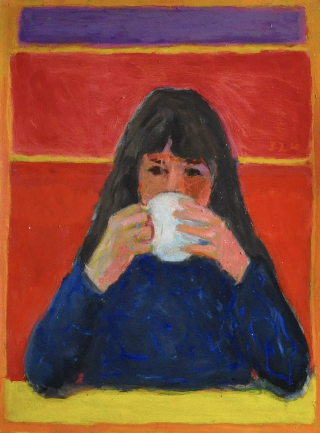 Coffee oil:paper 18x24 2025 $3000.JPG