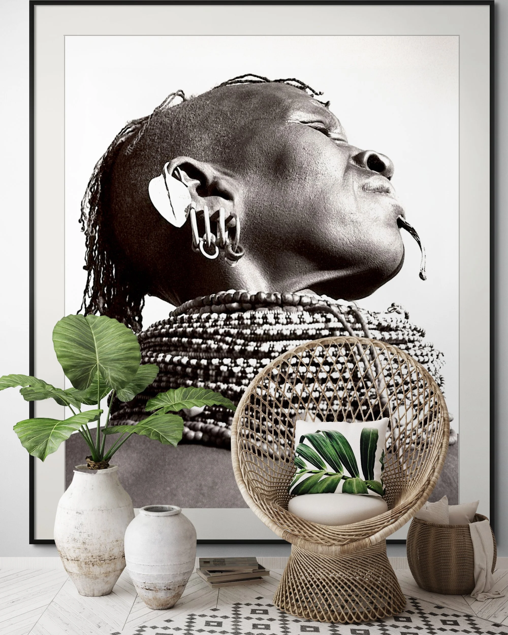 Proud turkkana, limited edition print from Louisa Seton's Out of Africa Collection